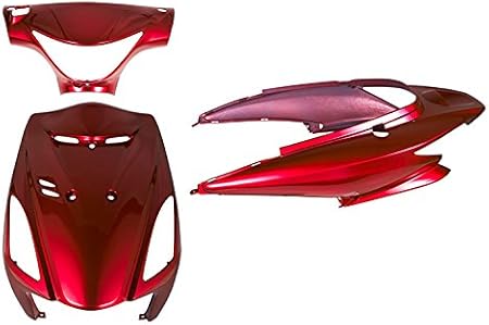 Amazon バイクパーツセンター アドレスv125s 純正タイプ外装セット 3点セット レッド 赤 カウル 塗装済み スズキ アドレスv125s Cf4ma 車 バイク 車 バイク
