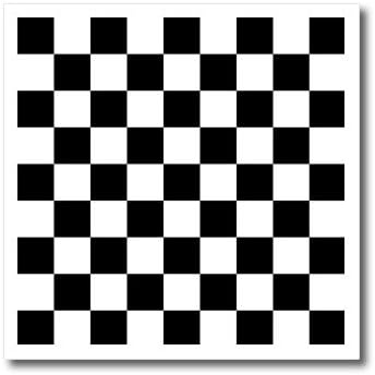 black checkerboard