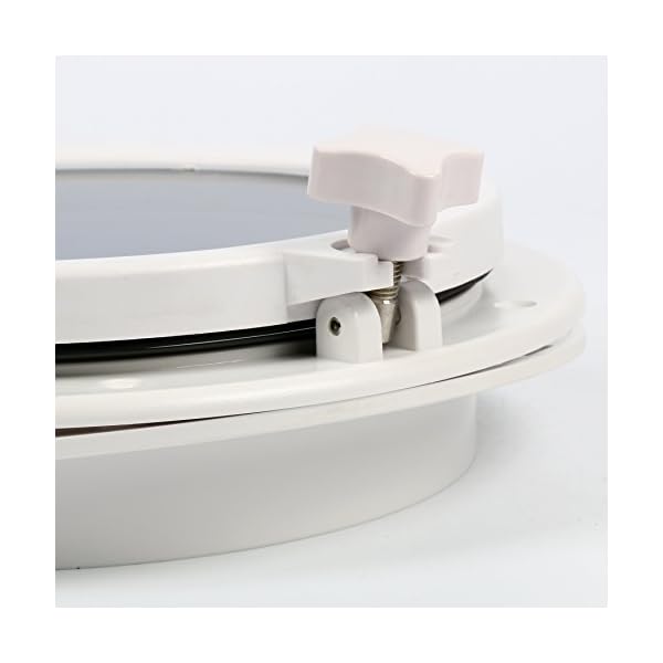 Amarine-made-Boat-Yacht-Round-Opening-Portlight-Porthole-10-Replacement-Window-Port-Hole-ABS-White-Tempered-Glass-Marineboatrv-Portlight-Hatch
