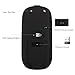 UHURU Wireless Mouse Portable Rechargeable and Silent Click with 3 DPI for Notebook, Pc, MAC Laptop Computer - New & Improved Version [Black]