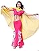 ZLTdream Women's Belly Dance Chiffon Scarf Yellow