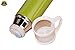 Stainless Steel Thermos Water Bottle with a Handle Vacuum Insulated Cup for Hot and Cold Drinks Coffee,Tea Travel Thermal Mug,18oz(Green) by Lasting Charm