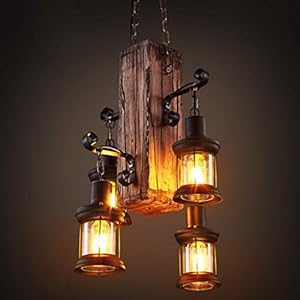 Amerikaanse kandelaar retro oud schip hout verlichting restaurant bar taiwan café kleding winkel massief hout hoofd…