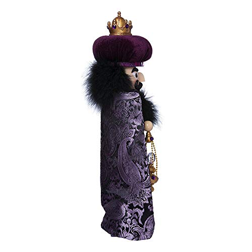 Hollywood Nutcrackers Kurt Adler Hollywood King Nutcracker, 18-Inch, Purple (Renewed) - Thumbnail 3