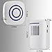 Weefun Wireless Driveway Alarm,Home Security Motion Sensor Alarm,2 PIR Motion Sensor Detector and 1 Receiver - 38 Chime Tunes - LED Indicators