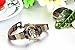 JewelryWe Retro Handmade Anchor Rudder Leather Bracelet, Mens Tribal Rope Cuff Wrap Bangle Wristband Birthday Gift (with Gift Bag)