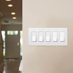 Lutron Claro 5 Gang Decorator/Rocker