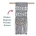 DIY Macrame Kit – Make A Light Grey Macrame Wall Hanging with This Beginner Friendly Macrame Starter Kit – Includes All Macrame Supplies and Instructions