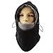 Magisor Thermal Balaclava for Neck Warmer - Winter Snowboard Ski Mask - Outdoor Cycling Motorcycle Full Face Mask - Camping Warm Windproof Hood Cap Women Men (Black Grey)