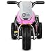 Costzon Kids Ride On Motorcycle, 6V Battery Powered 3 Wheel Bicycle, Electric Toy for Little Child (Pink)