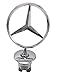 Replacement 3D Emblem Car Logo Front Hood Ornament Car Cover Chrome Eagle Badge (Bright Silver)