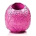 Skull Makeup Brush Holder / Pen Holder / Vanity Desk Office Organizer Stationary Decor Planter (PINK)