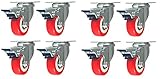 Online Best Service 8 Pack With Brake Caster Wheels