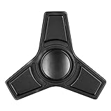 Visionland Spinner Fidget EDC ADHD Focus Toy Ultra Durable High Speed 1-5 Min Spins (Black-B)