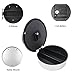 SINOCMP Wall Clock Hidden Safe Clock Safe Secret Safes Hidden Safe Wall Clock for Secret Stash Money Cash Jewelry, 10 inch Plastic Silver Wall Clock Compartment Stash Box