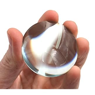 Round Double Convex High Optical Purity Glass Lens – 2″ (50mm) Diameter – 50mm Focal Length – 15mm Thick Approx. – Eisco Labs