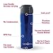 MIRA Stainless Steel Insulated Travel Car Mug | Leak & Spill Proof, Flip Lid with Lock & Handle | Double Wall Vacuum Insulated Coffee & Tea Mug Keeps Hot or Cold | 16 Oz (475 ml) | Blue