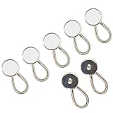 7-Pack Metal Collar Extenders (5 White, 2 Silver) - These Dress Shirt Button Collar Extenders are Perfect for 1 Inch or More of Extra Breathing Room and fit Men or Women Dress Shirts