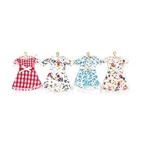 YOUSIKE Mini Simulation Children Toy, Dress Princess Costume Doll for 1/12 Scale, Alloy Miniature Doll House Bathroom Decoration Model