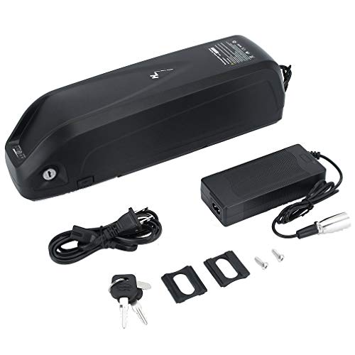 Simoner Electric E-Bike Li-ion Battery, E-Bike Rechargeable Lithium Battery with Charger, Replacement for Electric Bicycle Mountain Bikes Motor (36V 15.6Ah 561.6Wh)