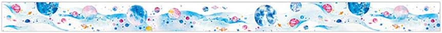 P12cheng Washi Tape Decorative Tape Sea Horse Sky Washi Tape Sticker Masking Adhesive Tape DIY Crafts Decorative for Journal Scrapbooking Gift Wrapping 2#