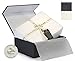 100% Egyptian Cotton Sheets, Genuine 1000 Thread Count 4 Piece Gift Box Set, Hotel Luxury Sateen Weave with Extra Deep Pockets (Queen, White)