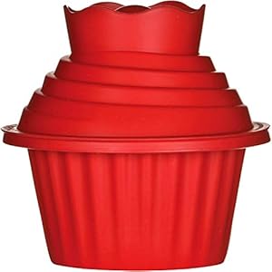 WENTS Cupcake Mould siliconen – Gigantische cupcake-vorm muffinvormpjes reuze-muffin cupcake reus muffin bakvorm 3 stuks