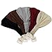 CoverYourHair Cotton Hairband - 5 Pack - Wide Sport Headband - Yoga, Exercise, Everyday Fashion Wear - One Size Fits All Women - 5 Count