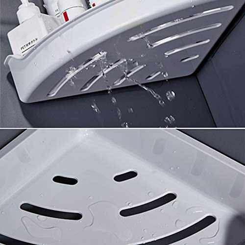 image for Glendan Corner Shower Caddy Bath Shelf Organizer, White Shower Shelf, 