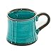 Coffee Mug, Japanese Mug (2.2 x 2.8 in. 6.8 Ounces (Turquoise blue))