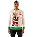 The Simpsons Homer Doh Ho Ho Off-White Ugly Christmas Sweater (Adult Medium)