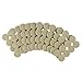 Smart Surface 8725 Heavy Duty Self Adhesive Furniture Felt Pads 1-Inch Round Oatmeal 96-Piece Value Pack in Resealable Bag