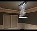 Contemporary Modern Crystal Rain Drop Chandelier Lighting Flush Mount Led Ceiling Bathroom Fixtures Pendant Lamp for Living Dining Room Foyer Bedroom Hallway Entry L32 X W8 X H40 of CRYSTOP