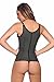 Ann Chery Corset Waist Trainer for Women’s Weight Loss - Colombian Waist Cincher With Straps - 3 Hook Semi Vest Body Shaper Black