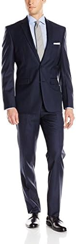 Men's Slim & Ultra Slim-Fit 2-Piece Single Breasted Suit Set - Colors