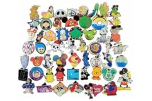 XEXY Disney Trading Pin Lot Assorted Pins - Enamel/Metal Set Mickey Backing - Disney Pins Collector - for Pin Book- All tradable Pins - No Doubles - Perfect Gifts Present kids Birthday (15)