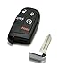 OEM 5-Button Keyless Entry Smart Proximity Key Compatible With 2015-2017 Chrysler 200 (FCC ID: M3M-40821302 / P/N: 68155687)