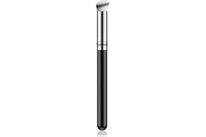 Concealer Brush Under Eye Angled Flat Top Kabuki Nose Contour Brush for Concealing Blending Setting Buffing with Powder Liqui