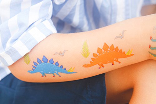 5 Dinosaur+Temporary+Tattoos+Boys+Girls
