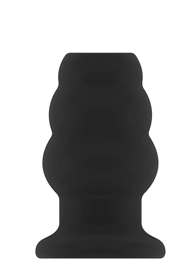 Sono - No.50 - Tunnel medium - hohler Anal-Plug, 4 zoll, schwarz