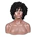 FASHION IDOL Spring Twist Braids Wig Curly Jamaican Bounce Jumpy African Bomb Twist Braids Wig Sythetic Short Natural Black Wig For Black Women (1B)