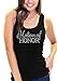 Flirty Matron Of Honor Women's Rhinestone Script Tank Top By RhinestoneSash.com