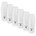 Maxxima MLN-16 LED Plug in Night Light - Features Auto Dusk to Dawn Sensor, 5000K Daylight, 5 Lumens, Ideal for Bedrooms, Bathrooms, and Hallways - 6 Pack