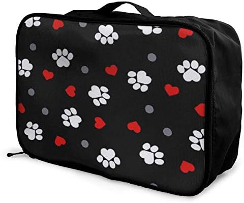 Travel Duffel Bag Waterproof Fashion Lightweight Large Capacity Portable Luggage Bag (Panda Bears)