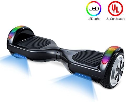 Hoverboard V800 - UL Certified Self Balancing Hover board, 6.5'' Two wheel Self-balancing Scooter speeds of 9.6mph(top led light built in)