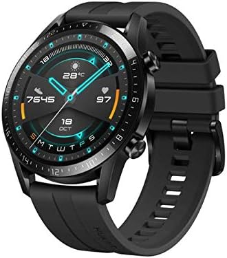 Gooplyer for Huawei Watch GT2 Smartwatch Bluetooth 5.1 Fitness Tracker 14 Days Battery Life Phone Call Heart Rate Monitor Android GPS (46mm) (Obsidian Black Sports)