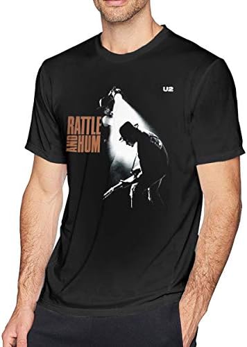 Lstekid U2 Rattle and Hum Men's Short Sleeve Tee Black