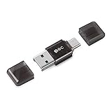 EC Technology USB Type C Card Reader to Micro SD Reader Flash Memory Card Reader for New MacBook, ChromeBook Pixel, LG Nexus 5X