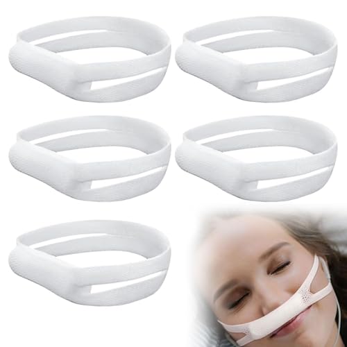 Nasal Surgery Recovery Bandages, 5-Pack White Elastic Nose Bandage, High Absorption Nasal Dressing Holders for Post-Surgery Care