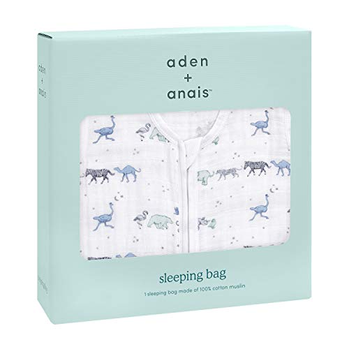 aden + anais Baby Sleeping Bag, 100 Cotton Muslin, Wearable Swaddle